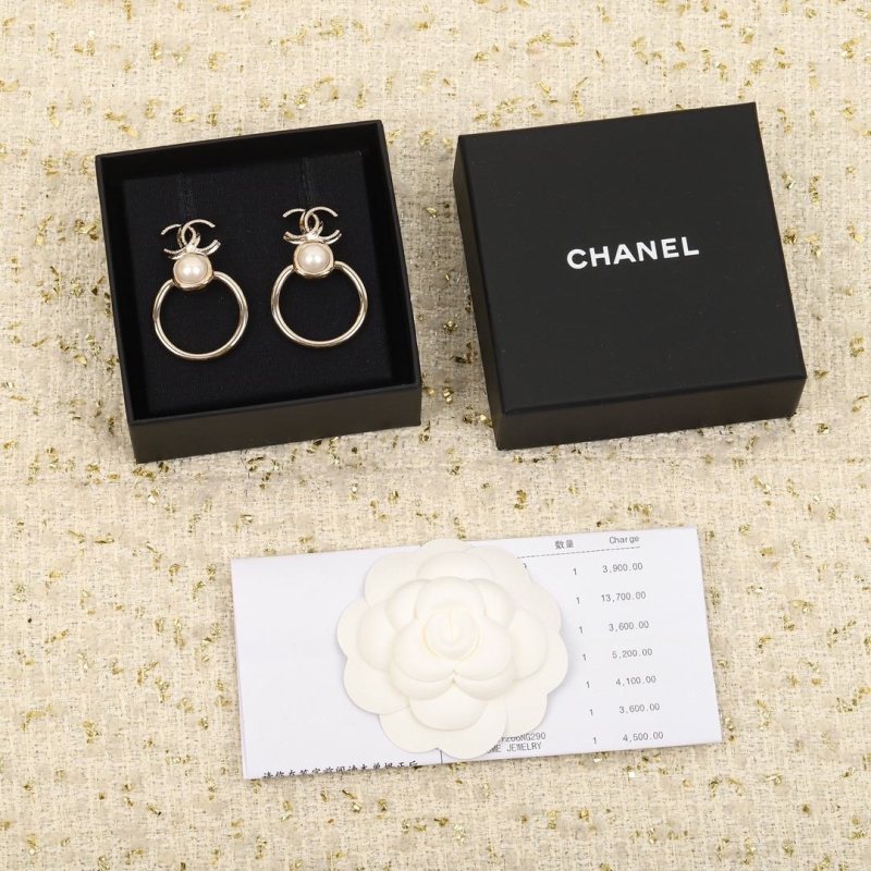 Ch*el earrings